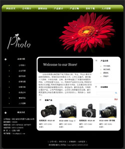 模板网站-数码摄影器材公司网站