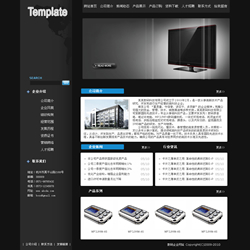 模板网站-数码产品生产企业网站