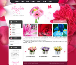 模板网站-仿真花制造企业网站