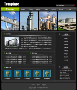 模板网站-化工生产企业网站