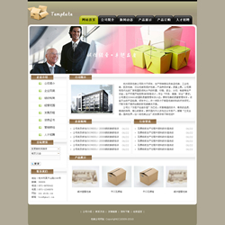 模板网站-包装材料公司网站